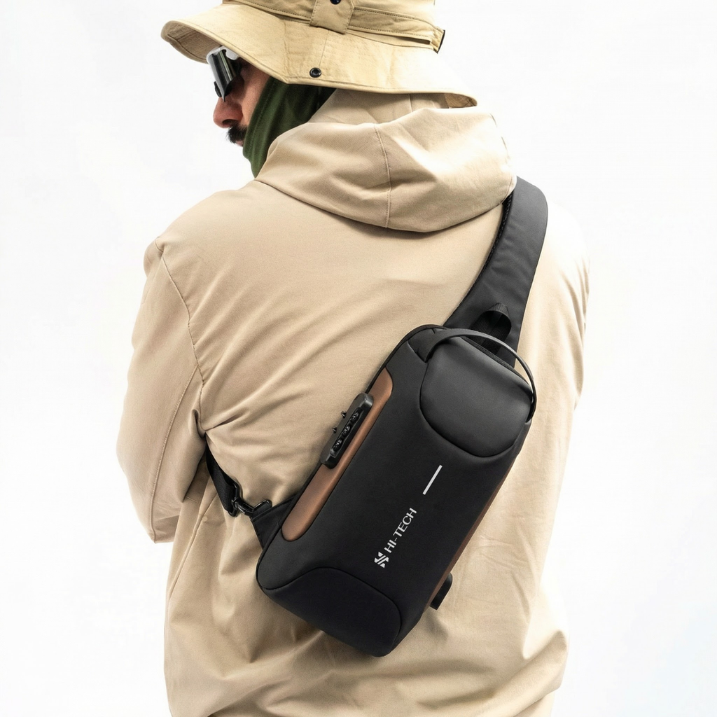 Hi-Tech Anti Theft Crossbody Bag