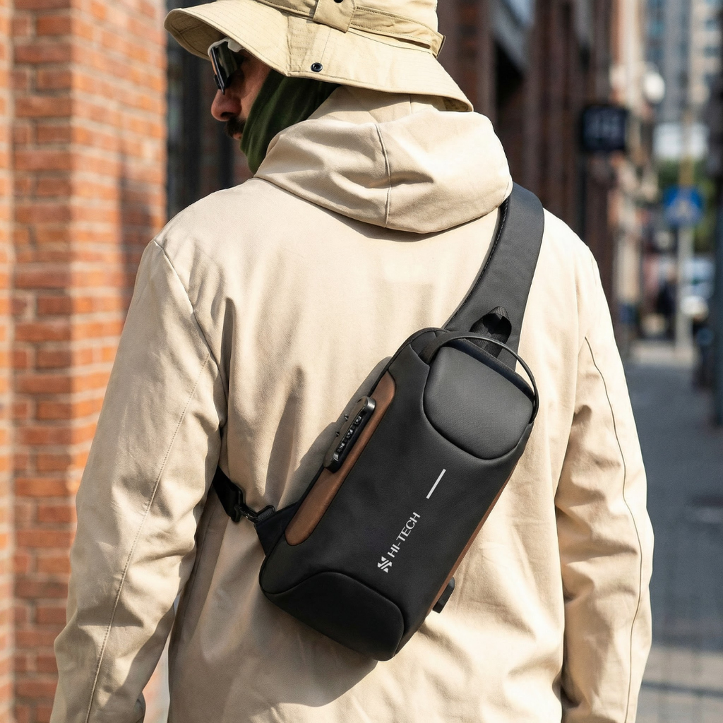 Hi-Tech Anti Theft Crossbody Bag