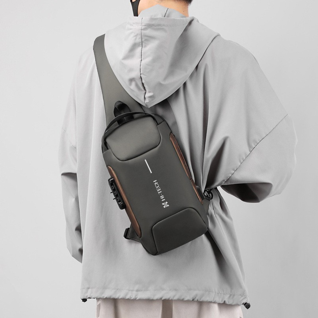 Hi-Tech Anti Theft Crossbody Bag